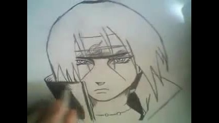 Как да нарисуваме Itachi
