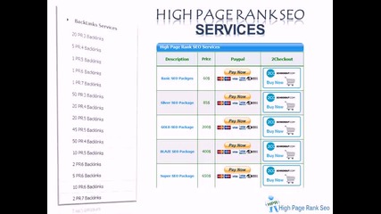 High Page Rank Seo