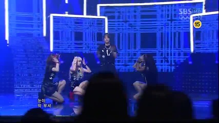 F(x)- Electric Shock @ Inkigayo (15.07.2012)