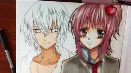 Drawing and coloring Ikuto Tsukiyomi [hd]