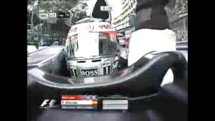 Aлонсо F1 Monaco 2007
