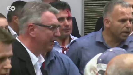 Македония: бурна нощ в парламента