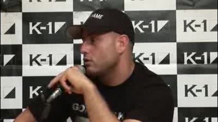 2010: K - 1 World Grand Prix in Yokohama: Pre - Interview w/ Gokhan Saki 