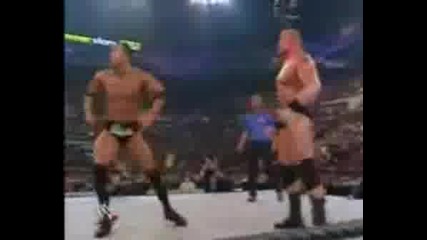 The Rock Vs Brock Lesnar Part1
