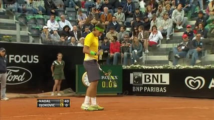 Nadal vs Djokovic - Rome 2011 - The Full Match - Part 1/9!