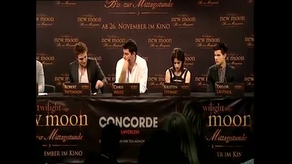 / New Moon / Пресконференция в Мюнхен. част2