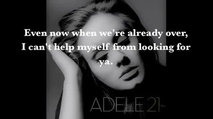 Adele - Set Fire to the Rain Lyrics