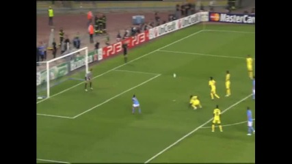 Шампионска Лига 2011 Наполи - Виляреал - 2-0