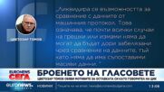 Цветозар Томов: Решението на ЦИК за протоколите е манна небесна за изборните мошеници