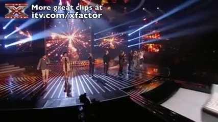 Final 3 and Take That sing Never Forget - The X Factor Live Final