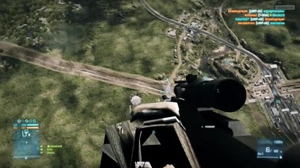 Bf3 Caspian Border Longest (961m) headshot Hd