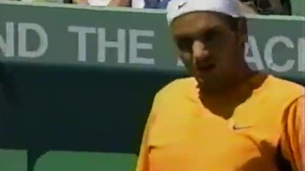 Federer vs Agassi Miami 2002