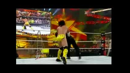 W W E Summerslam 2009 Джеф Харди с/у См Пънк T L C мач част 1 