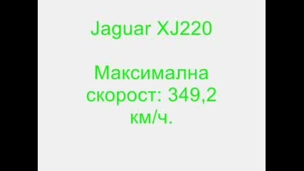 Toп 10 На Най - Бързите Коли В Света