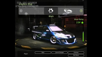 Need For Speed Underground 2 Tuning - Mitsubishi Lancer Evo Viii