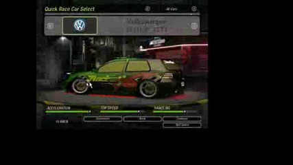 Nfs U2 - My Cars