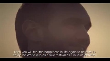 Ник Вуйчич - реклама на Световното по Футбол 