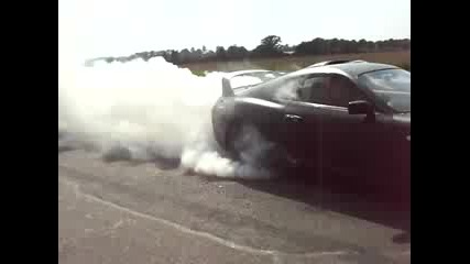 Toyota Supra - Tire Blowout 