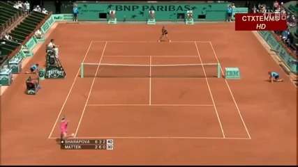 Maria Sharapova Vs Bethanie Mattek-sands 2008