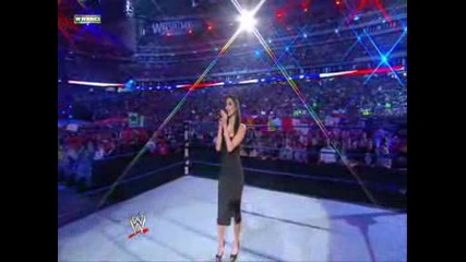 Wwe Wrestlemania 25 Nicole Sherzinger - America The Beauty