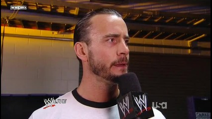 8.8.11 Backstage Promo - Cm Punk