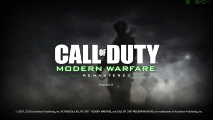 Call of Duty Modern Warfare Remastered на Ветеран #01 Prologue - F.N.G.