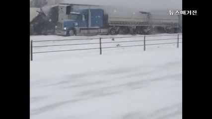 Верижна катастрофа с 200 автомобила