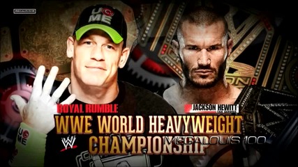 Royal Rumble 2014 Match Card - Randy Orton vs. John Cena