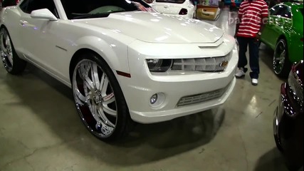 2011 White Diamond Camaro on 30 Forgiato Azioni Wheels - 1080p Hd