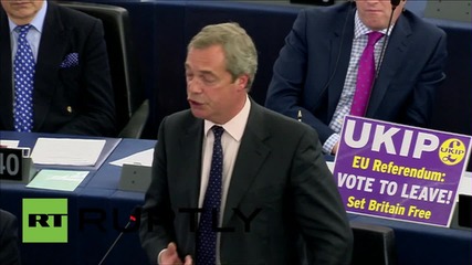 France: Farage slams Hollande & Merkel in EU Parliament speech
