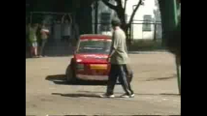 Fiat 126p Burnout