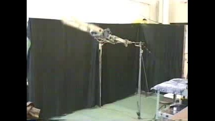 Ретро Робот Играе на висилка