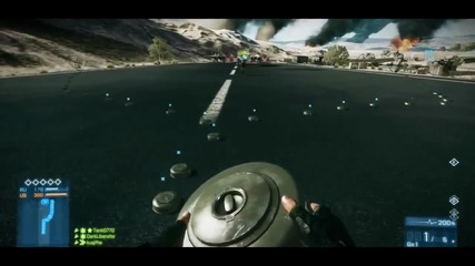 Battlefield 3 - Epic 1000 Mine Explosion
