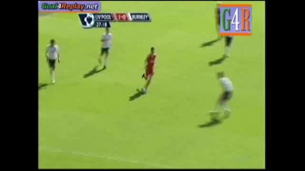 Yossi Benayoun Goal Liverpool - Burnley 1 - 0 (4 - 0 12/09/2009)