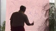 Sri Chinmoy creating Soul - Birds Drawings in Guatemala 