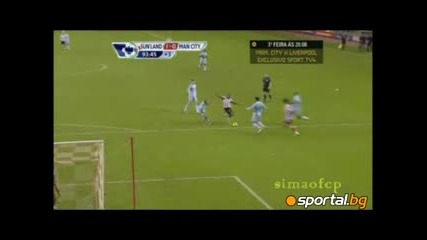 1.1.2012 Съндърланд-манчестър Сити 1-0 Премиършип