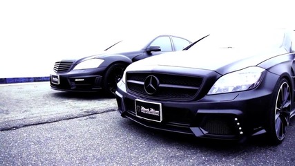 Mercedes Benz S Class W221 and Cls W218 Black Bison Wald
