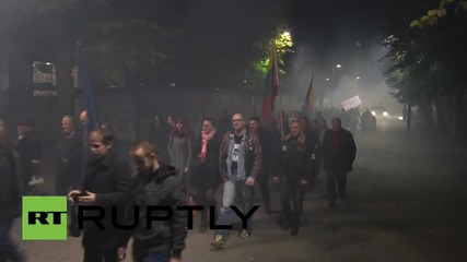 Lithuania: Hundreds of anti-migrant protesters rally in Kaunas