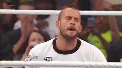 Cm Punk Attacks The Rock and Takes the Wwe Championship - Wwe Raw 2 11 13