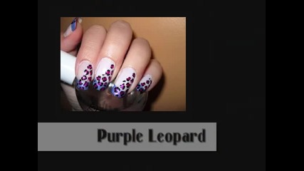 Пурпурно леопардов маникюр - Лесно и Бързо