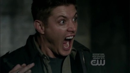 Dean Winchester се изплаши от котка ( 100% смях! :d )