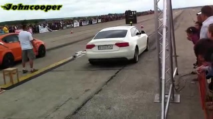 Audi A5 3.0tdi 310hp vs Seat Leon Cupra 400hp