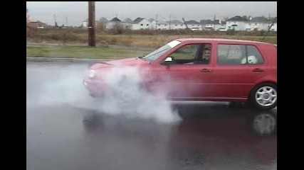 Vw Golf Burn out