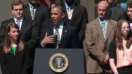 Ето Обама пее песента на лятото.