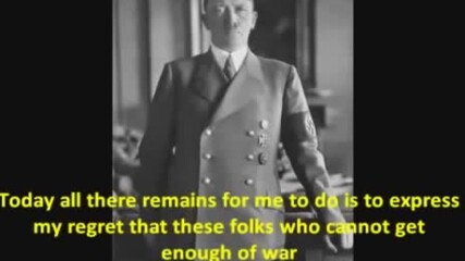 Призивът на Хитлер за мир ✠ 6.10.1939 ✠ Hitler's Call For Peace