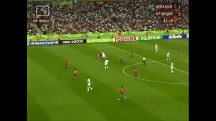 Ribery - Spain 1 - 1 France