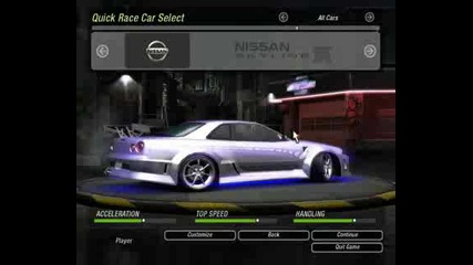 Nfs underground2 tuning na skyline