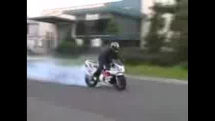 Cbr250rr - Rolling Burnout & Stand Up Wheelie