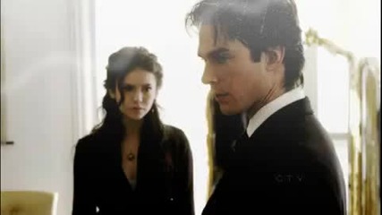 Превод! The Vampire Diaries - Damon - Elena - Lips Of An Angel