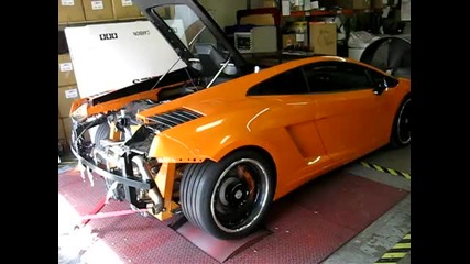Lamborghini Gallardo With Custom Exhaust